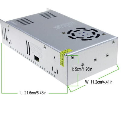 AC 100-240V to DC 36V 10A 360W Switching Power Supply