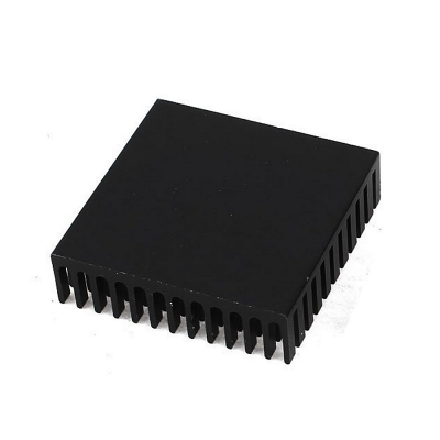  Aluminum Radiator IC Heat Sink Heat Sink 40 x 40 mm x 11 mm Black