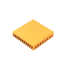  Aluminum Radiator IC Heat Sink Heat Sink 40 x 40 mm x 11 mm Gold