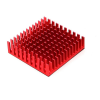  Aluminum Radiator IC Heat Sink Heat Sink 40 x 40 mm x 11 mm Red