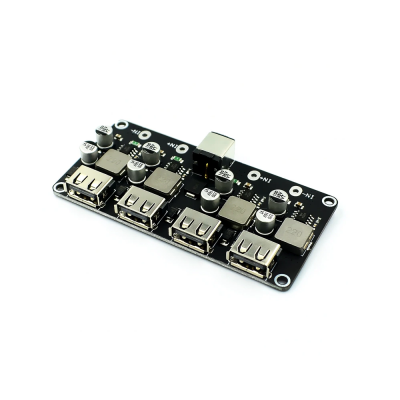 4-way fast charge module 12V 24V to QC3.0 fast charge Single USB mobile phone charging board