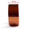 40mm x 33m High Temperature Resistant Heat BGA Kapton Polyimide Insulating Thermal Insulation Adhesive Reprap Tape for 3D Printer