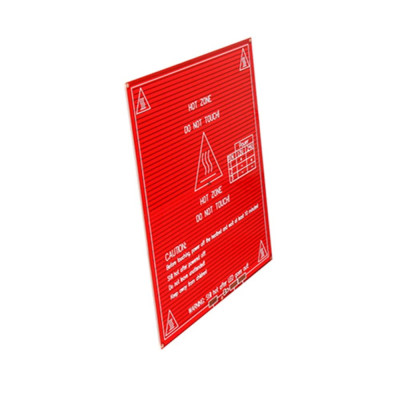 214mmx214mm Upgraded MK2B Heated Bed PCB Heatbed Dual 12V 24V Red MK2 B Hot HotBed For 3D Printer Parts Heat