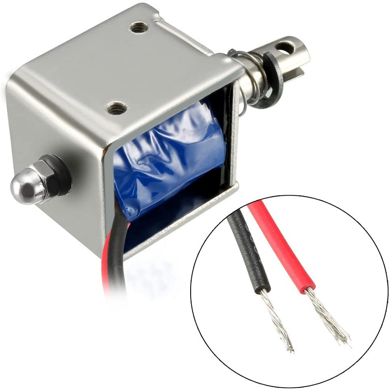 JF0826B DC 6V 20N 10mm Strole PushPull Type DC Solenoid