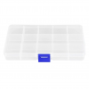 15 Grids Transparent Plastic Storage Box for Small Component Jewelry Pills Organizer