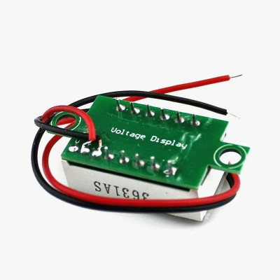 0.36 Inch Mini LED Digital Voltmeter Red DC 4.7 to 32V 3 Digit 2 wire