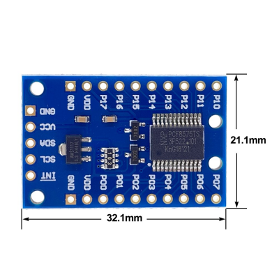 PCF8575 Expansion Board Module IO Port Expander DC 2.5-5.5V I2C