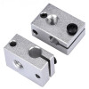 3D Printer V6 Aluminium Heater Block Hot End Heating Block 3D Printer V6 Aluminium Heater Block Hot End Heating Block