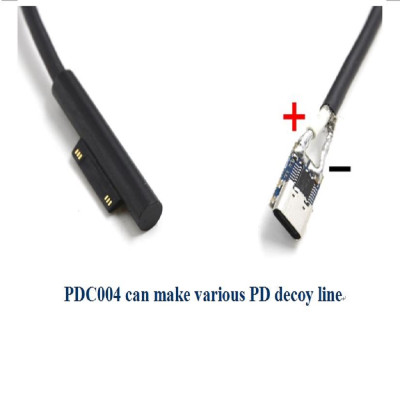 PDC004-PD PD decoy module Ip2721 PD23.0 to DC DC trigger extension cable PLR QC4 charger 9V 12V PDC004-PD PD decoy module Ip2721 PD23.0 to DC DC trigger extension cable PLR QC4 charger 9V 12V