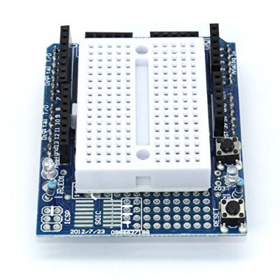 Uno Proto Shield Prototype Expansion Board With 170 Mini Breadboard