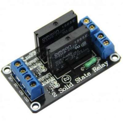 5V 2 Channel OMRON SSR Low Level Solid State Relay Module 250V 2A