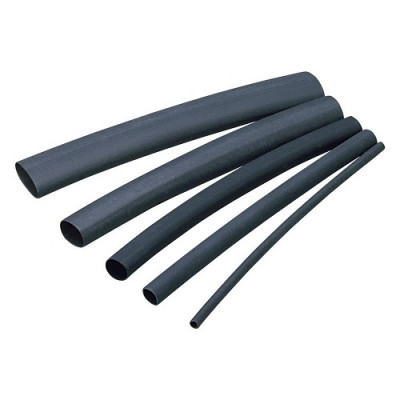 HEAT SHRINK TUBE 10 MM DIAMETER 1 METER BLACK