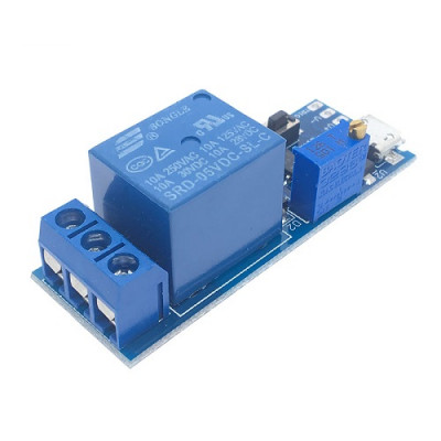 5V-30V Delay Relay Timer Module Trigger Delay Switch Micro USB Power Adjustable Relay Module