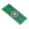 QFN32 QFP32 transfer board patch to DIP 0.8 / 0.65mm pitch adapter board PCB
