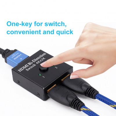 HDMI bidirectional switcher two in one out 4K HD