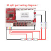 3S 50A BMS Board/ 55A 3.7V Lithium battery protection board/3.2V iron phosphate/LiFePO4 battery BMS board with Balance