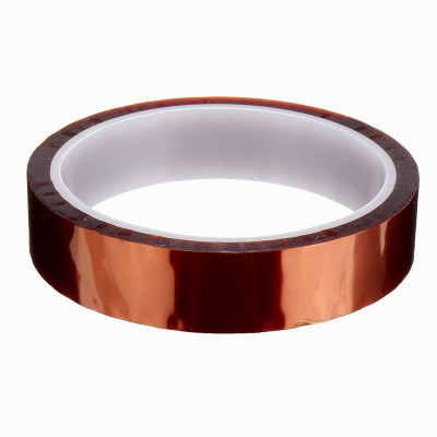 15mm x 33m High Temperature Resistant Heat BGA Kapton Polyimide Insulating Thermal Insulation Adhesive Reprap Tape for 3D Printer