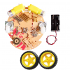 2wd smart car chassis for tracing robot new round version