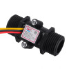 YF-S201C Flow Turbine Flowmeter Water Flow Sensor Hall Flow Sensor (Black)