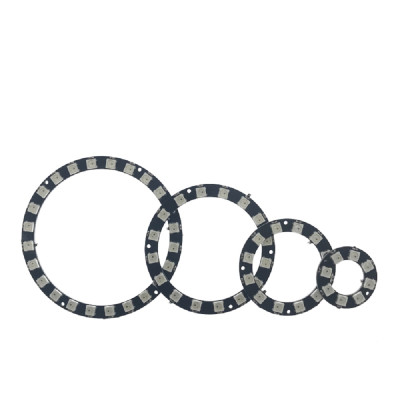 24-bit WS2812 5050 RGB LED Smart Full Color RGB Ring Big Ring 24 LED 24-bit WS2812 5050 RGB LED Smart Full Color RGB Ring Big Ring 24 LED