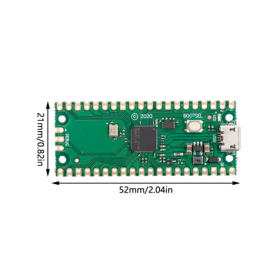 Pi Pico Board RP2040 dual core 264KB ARM low-power microcomputer Cortex-M0+processor Type microusb Pi Pico Board RP2040 dual core 264KB ARM low-power microcomputer Cortex-M0+processor Type microusb