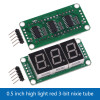 74HC595 3 digits static drive 3-segment digital tube display module