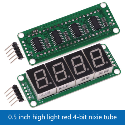 74HC595 4 digits static drive 4-segment digital tube display module 74HC595 4 digits static drive 4-segment digital tube display module