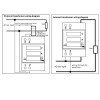 AC 80V to 300V AC 100Amp Digital AC Voltmeter Ammeter Power Meter apprent Meter Power Factor 5 in 1 DIN Rail Single Phase