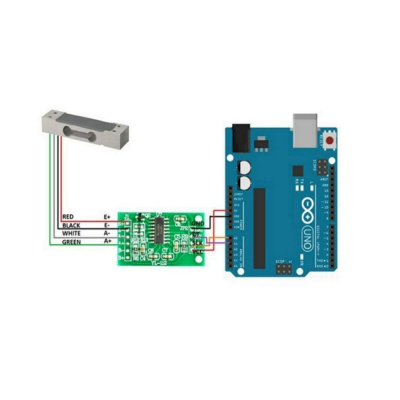 5kg Load Cell Weight Sensor with HX711 ADC Converter