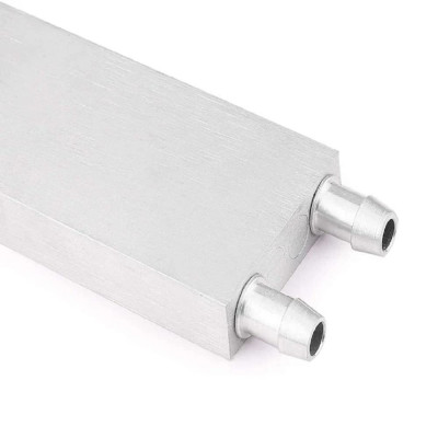 Aluminum Water Cooling Block Size 40x200mm for CPU Graphics Radiator Heatsink