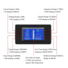 PZEM-015 100A DC Voltage Amp Power Capacity Meter with External Shunt