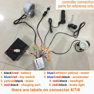 Electric Bicycle ebike KIT DIY MY1016Z2 250w 24v motor Combo kit with accessories