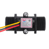 YF-S201C Flow Turbine Flowmeter Water Flow Sensor Hall Flow Sensor (Black)