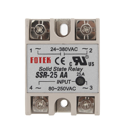 Solid State Relay SSR-25AA 25A 80-250V AC TO 24-380V AC SSR 25AA