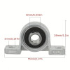 Zinc Alloy Diameter KP08 10MM horizontal bearing pillow Block