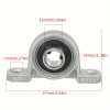 KP08 10MM Bearing Mounted Vertical Pillow Block