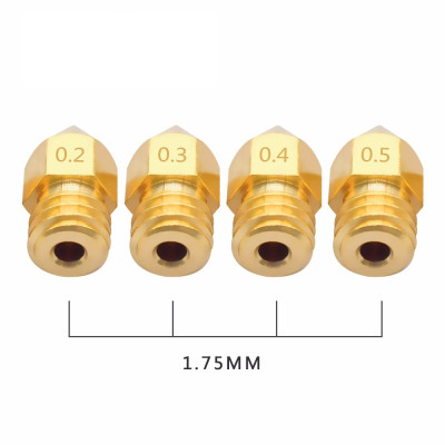 3D Printer Extruder Nozzels ,E3D-V6 crater 0.3 nozzle For 1.75mm