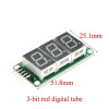 74HC595 3 digits static drive 3-segment digital tube display module