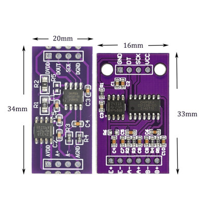CS1238 24-bit ADC module on-board TL431 External Reference Chip Dual-Channel Weighing Sensing 24bit CS1238 24-bit ADC module on-board TL431 External Reference Chip Dual-Channel Weighing Sensing 24bit