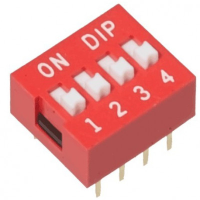 4 Positions DIP Switch