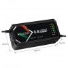 60V 28-32Ah Ebike Electric Vehicle Charger With 6 Light Power Display Current Protection