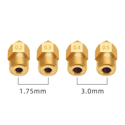 3D Printer Extruder Nozzels ,E3D-V6 crater 0.3 nozzle For 1.75mm