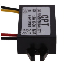 DC to DC Converter Regulator 12V to 5V 3A 15W Car Led Display Power Supply DC to DC Converter Regulator 12V to 5V 3A 15W Car Led Display Power Supply