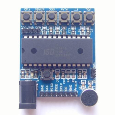 ISD1760 voice board voice module sound module onboard microphone recording