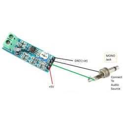 LM386 Audio Amplifier Module 200 Times 5V-12V Input 10K Adjustable Resistance LM386 Audio Amplifier Module 200 Times 5V-12V Input 10K Adjustable Resistance