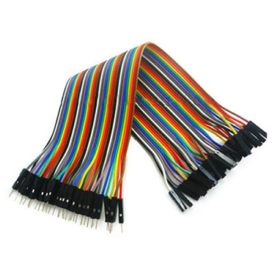 40 PCS MALE TO FEMALE JUMPER WIRES DUPONT LINES 20CMS 200mm 