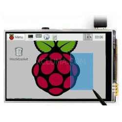 3.5" LCD TFT Touch Screen Display for Raspberry Pi 2 Model B Board with Stylus