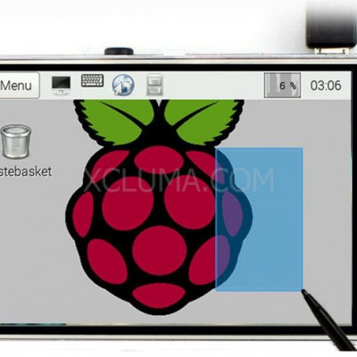 3.5" LCD TFT Touch Screen Display for Raspberry Pi 2 Model B Board with Stylus