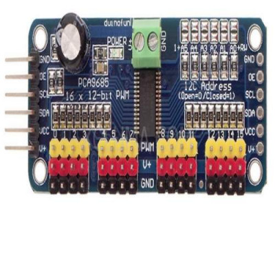 PCA9685 16 CHANNEL 12-BIT PWM SERVO MOTOR DRIVER I2C MODULE ARDUINO PIC 