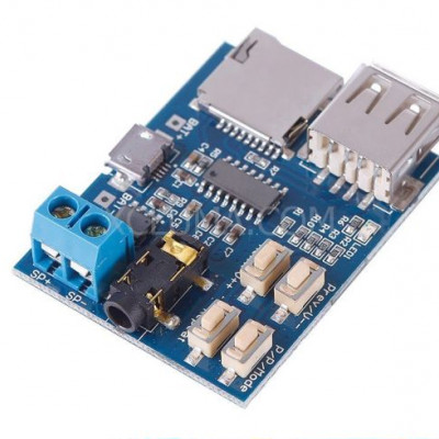 TF card U disk MP3 Format decoder board module amplifier decoding audio Player